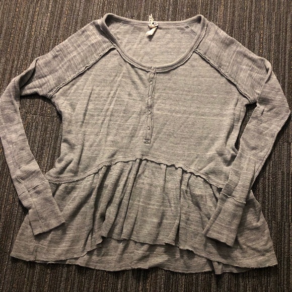 We The Free Tops - 🛍 We The Free Waffle Peplum Top 🛍🛍